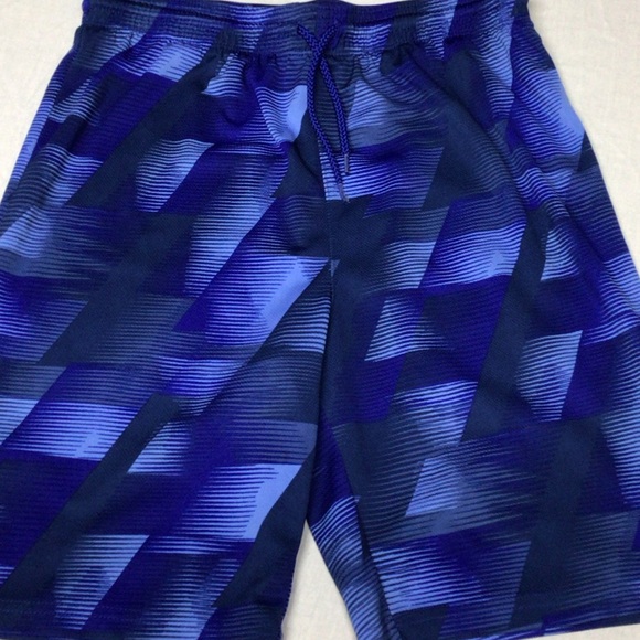 Place Sport Other - Blue Patterned Kids Shorts